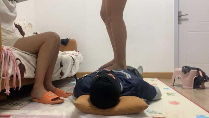 【爱秀套图】高兴儿和樱花洛姐妹双调男奴 YC-250220-6