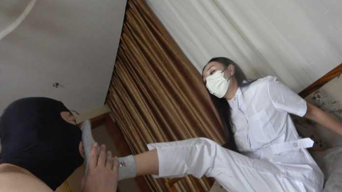 【爱秀套图】【苒溪S】患者投诉惨被强势护士教育 YC-250301-5