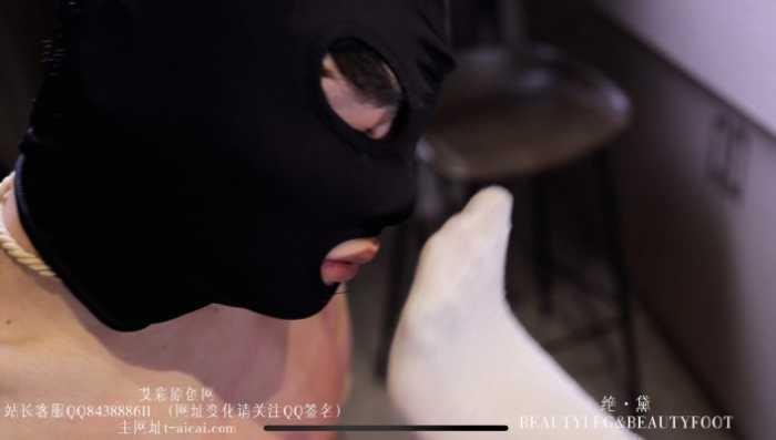 【爱秀套图】长腿ch皮衣审讯棉袜脚羞辱虐乳 GD044 YC-250305-4