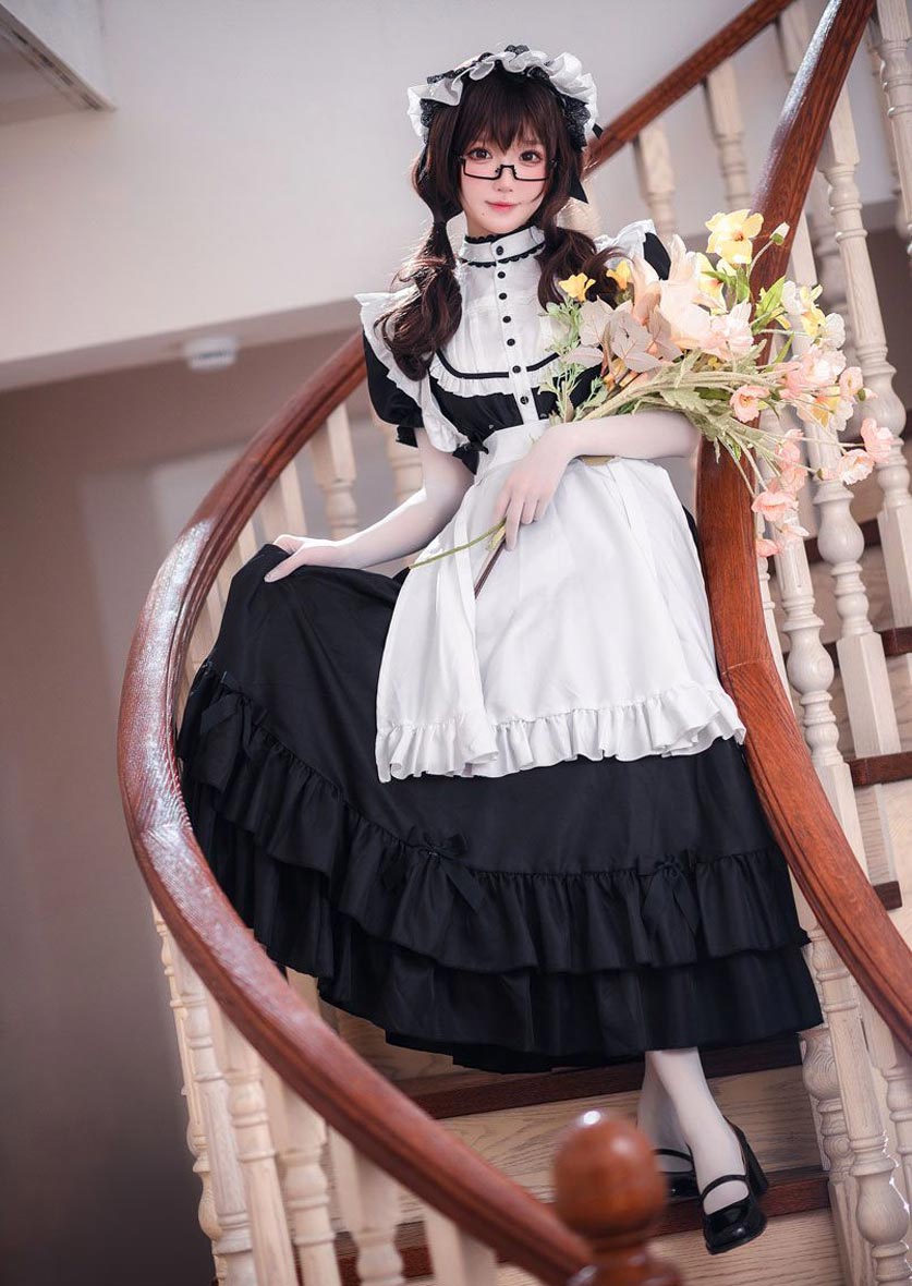阿包也是兔娘 传统长裙女仆