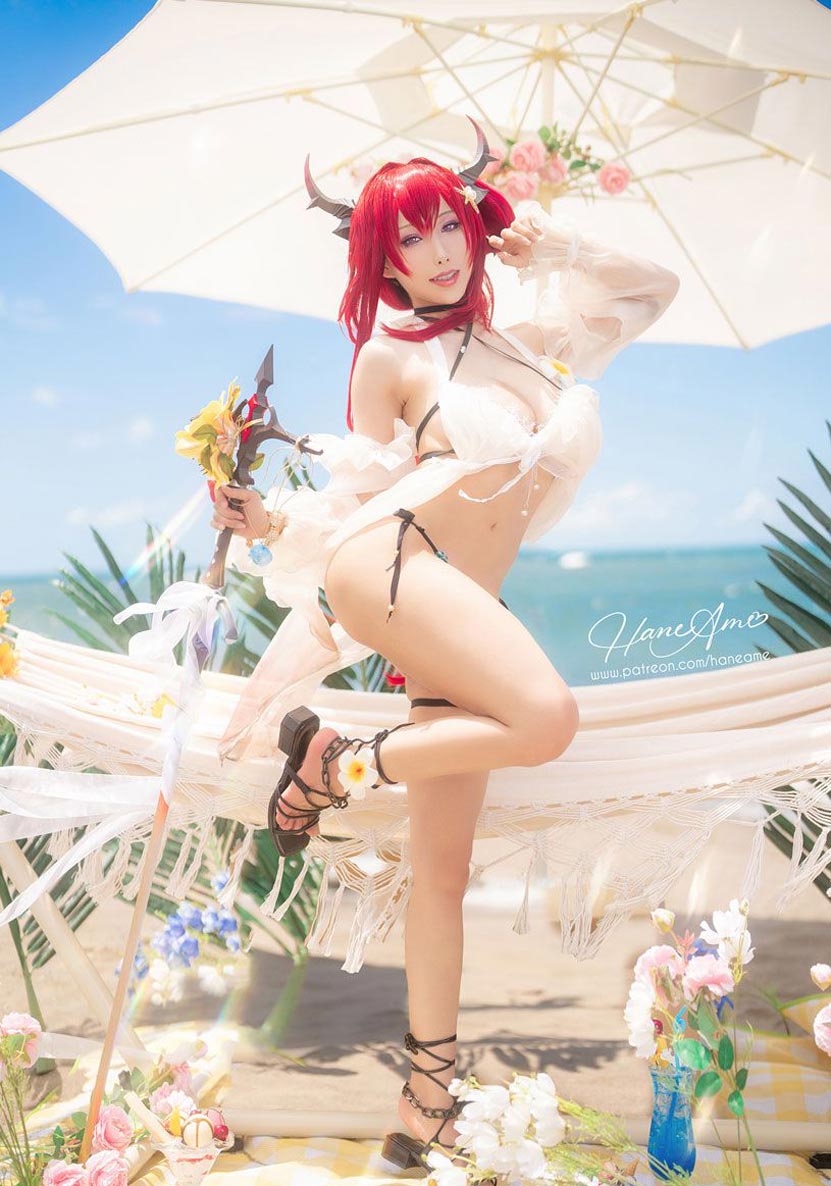 雨波_HaneAme Arknights_Surtr_官方泳裝