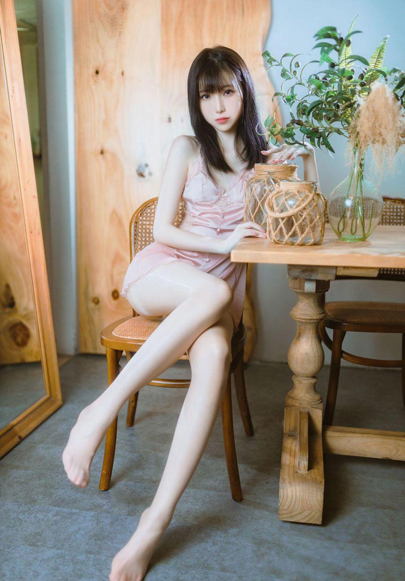 许岚LAN 半透粉纱