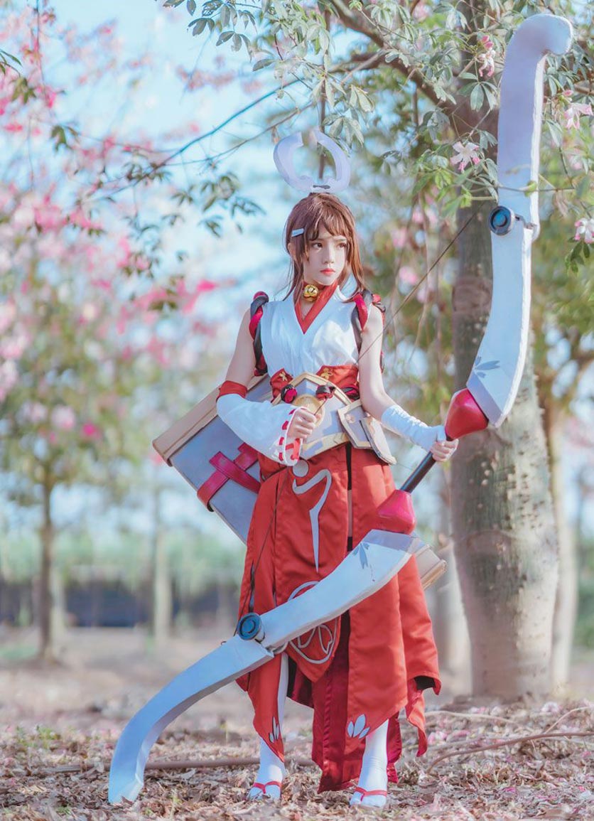 桜桃喵 花见巫女