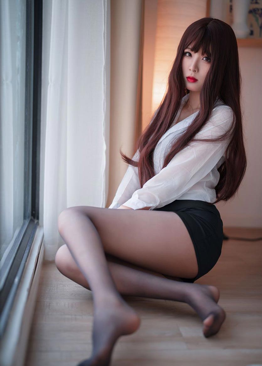 轩萧学姐 八月定制OL