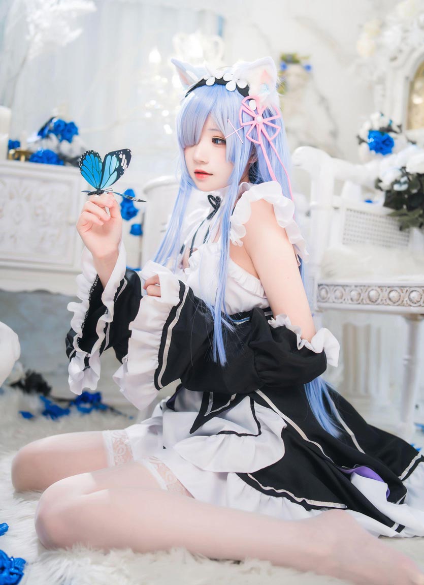 桜桃喵 长发蕾姆01