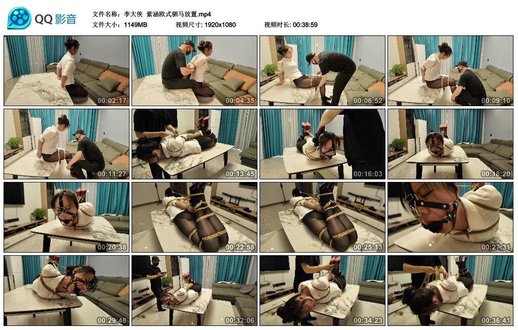 李大侠紫涵欧式驷马放置