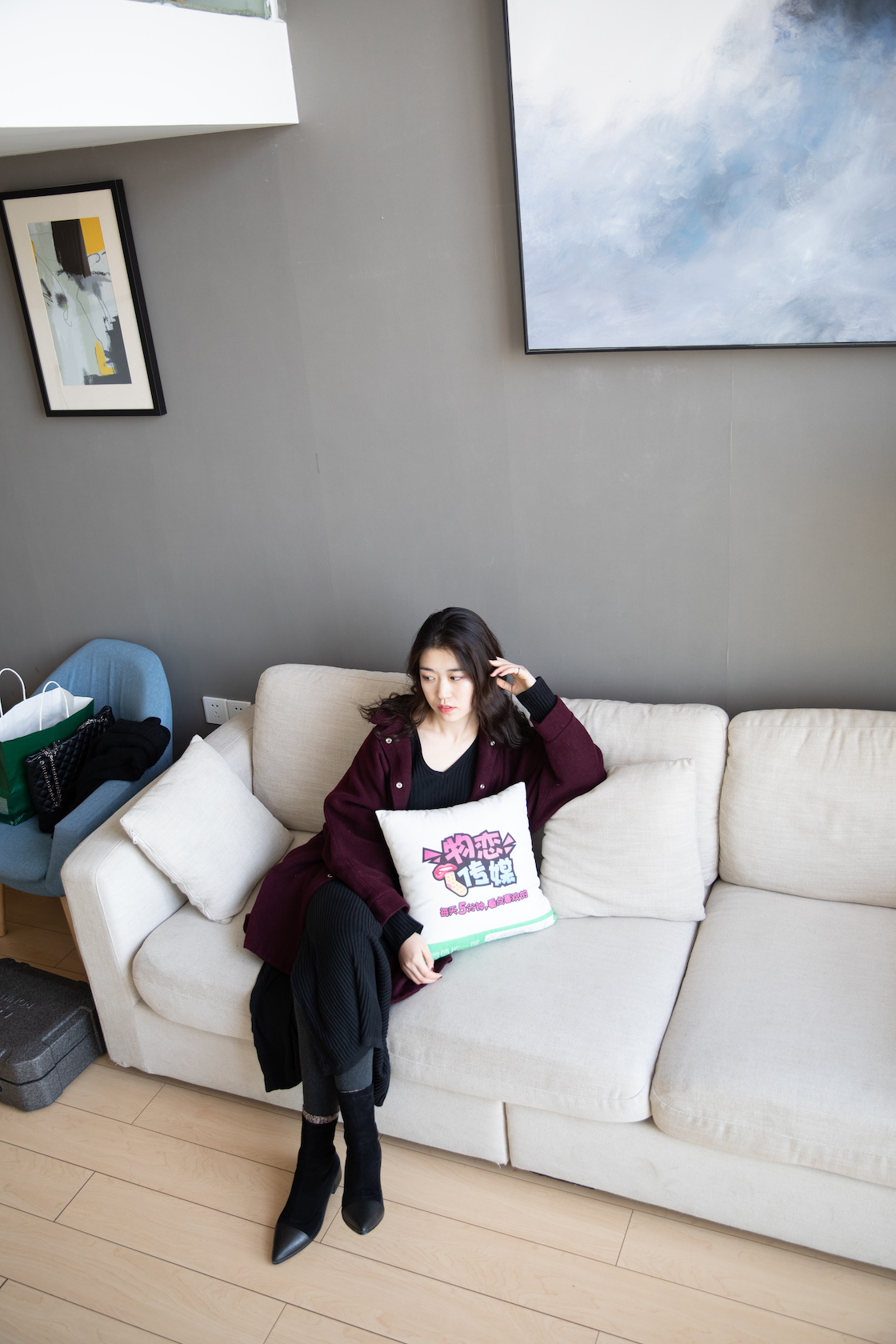 资讯|物恋传媒 &#8211; NO.129期 《佳琪》 短靴，棉袜，裸足