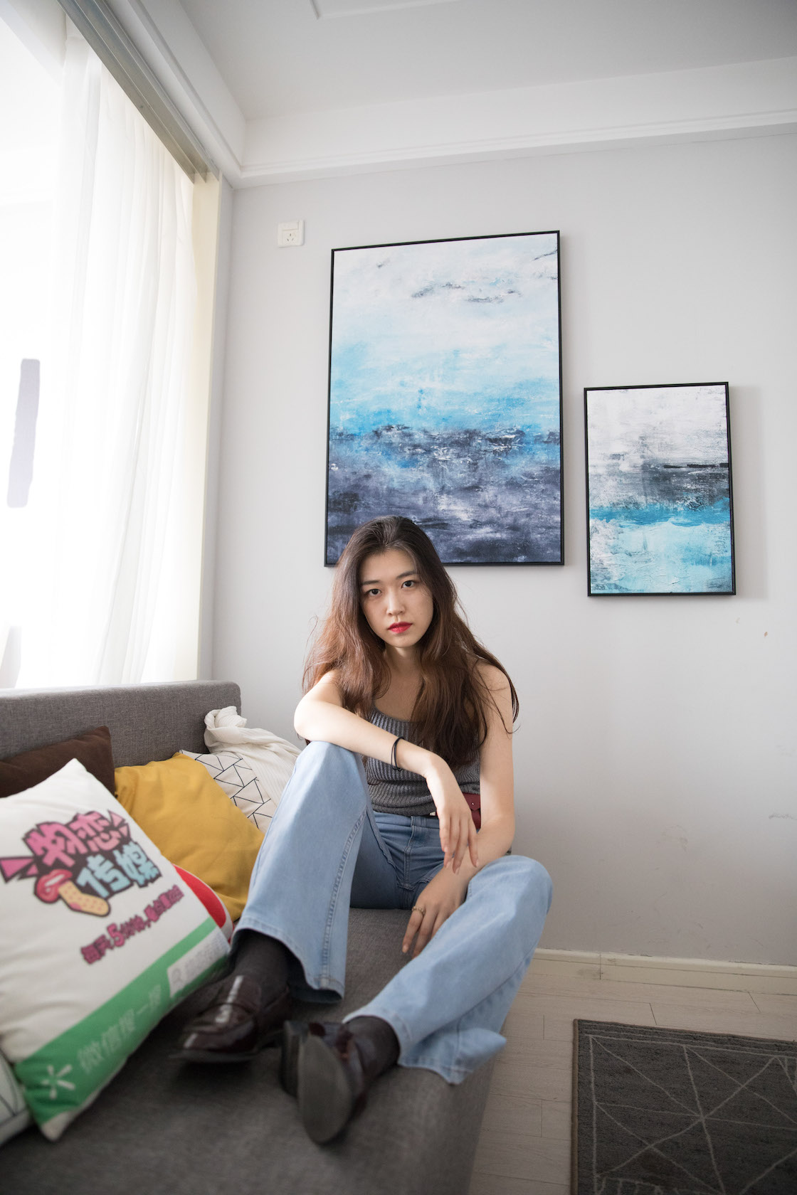 资讯|物恋传媒 &#8211; NO.182期 《佳琪》 皮鞋，棉袜，裸足