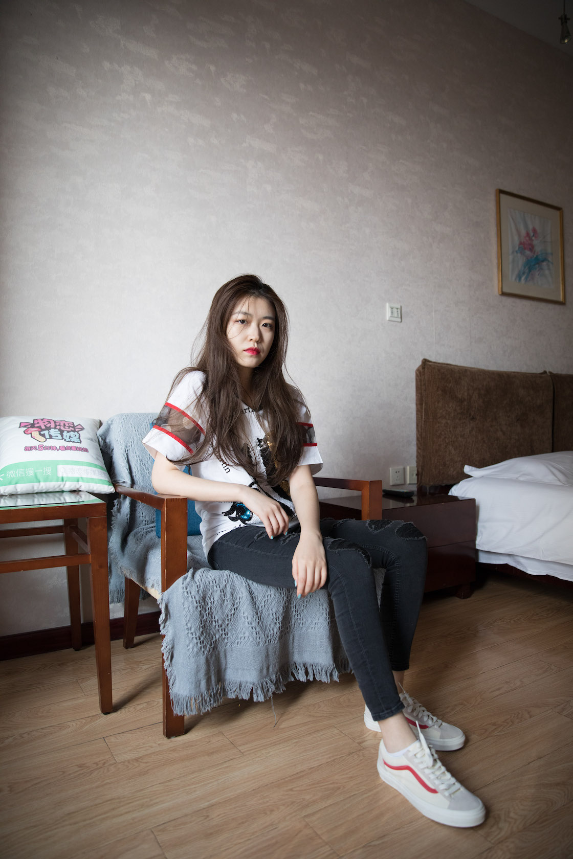 资讯|物恋传媒 &#8211; NO.283期 《佳琪》 vans帆布鞋，棉袜，船袜，裸足