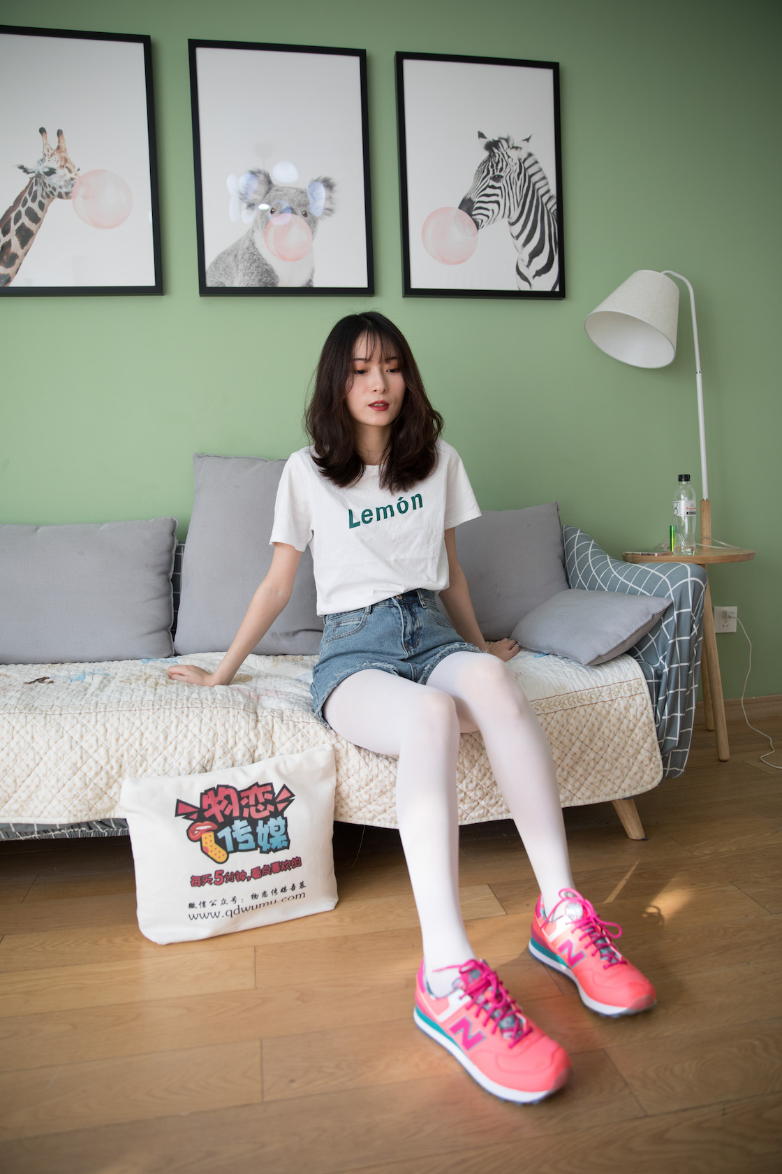 资讯|物恋传媒 &#8211; NO.298期 《猫耳》 NB运动鞋，白丝