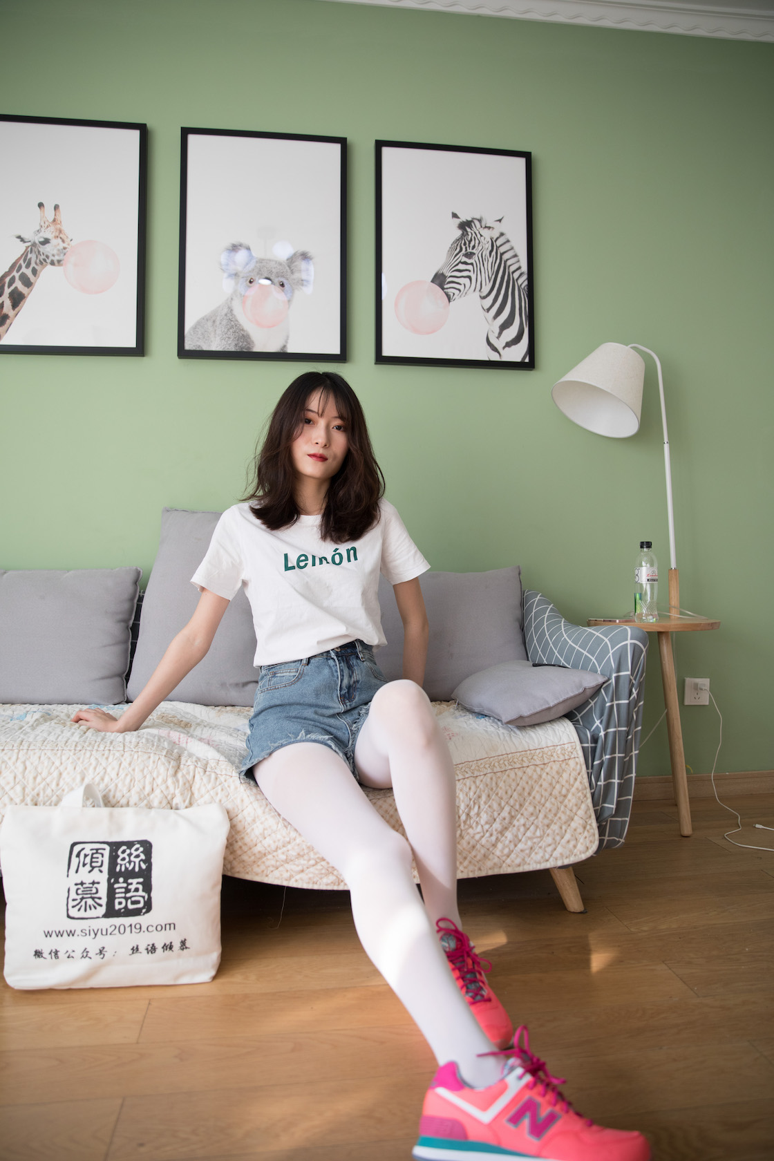 资讯|物恋传媒 &#8211; NO.298期 《猫耳》 NB运动鞋，白丝