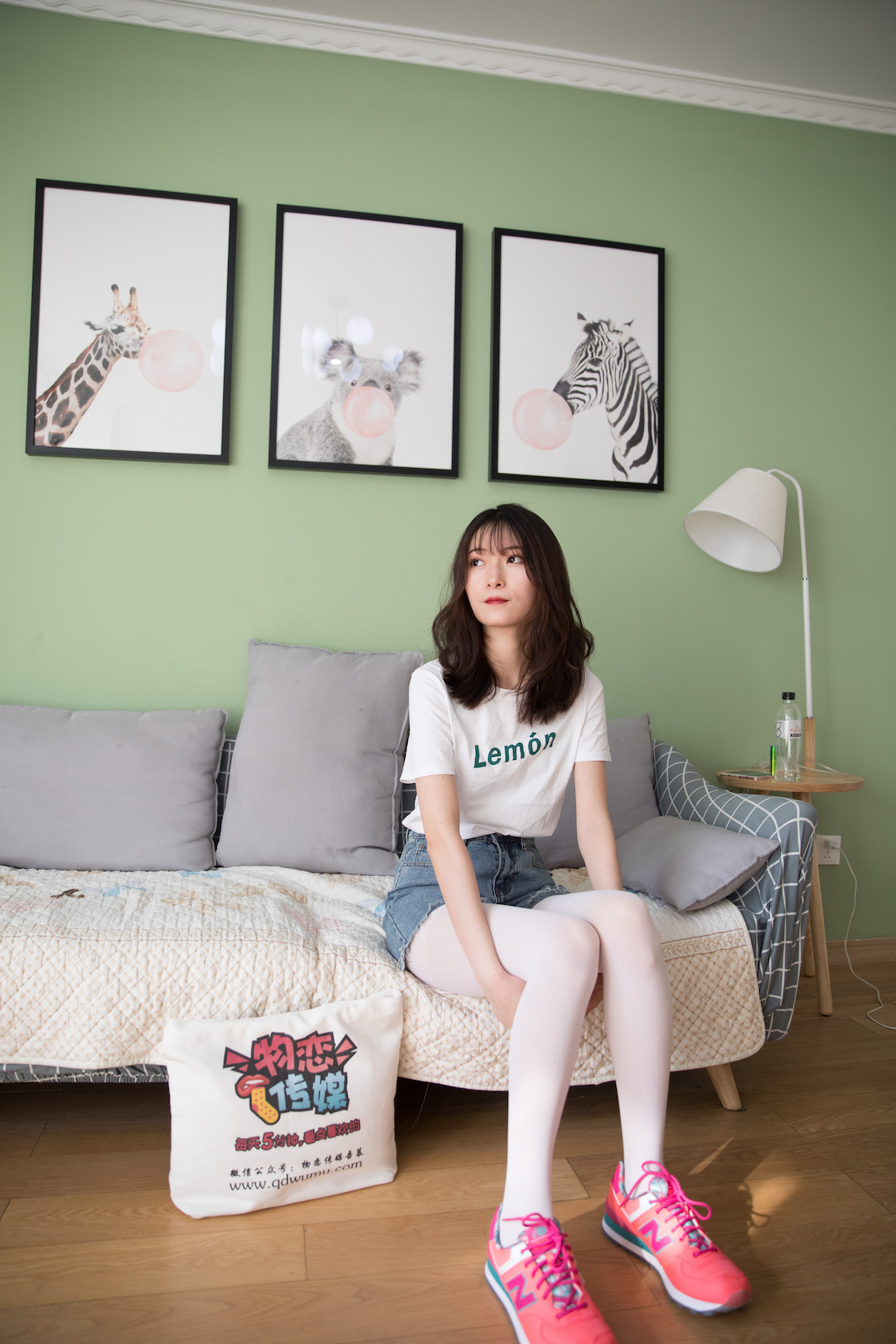 资讯|物恋传媒 &#8211; NO.298期 《猫耳》 NB运动鞋，白丝