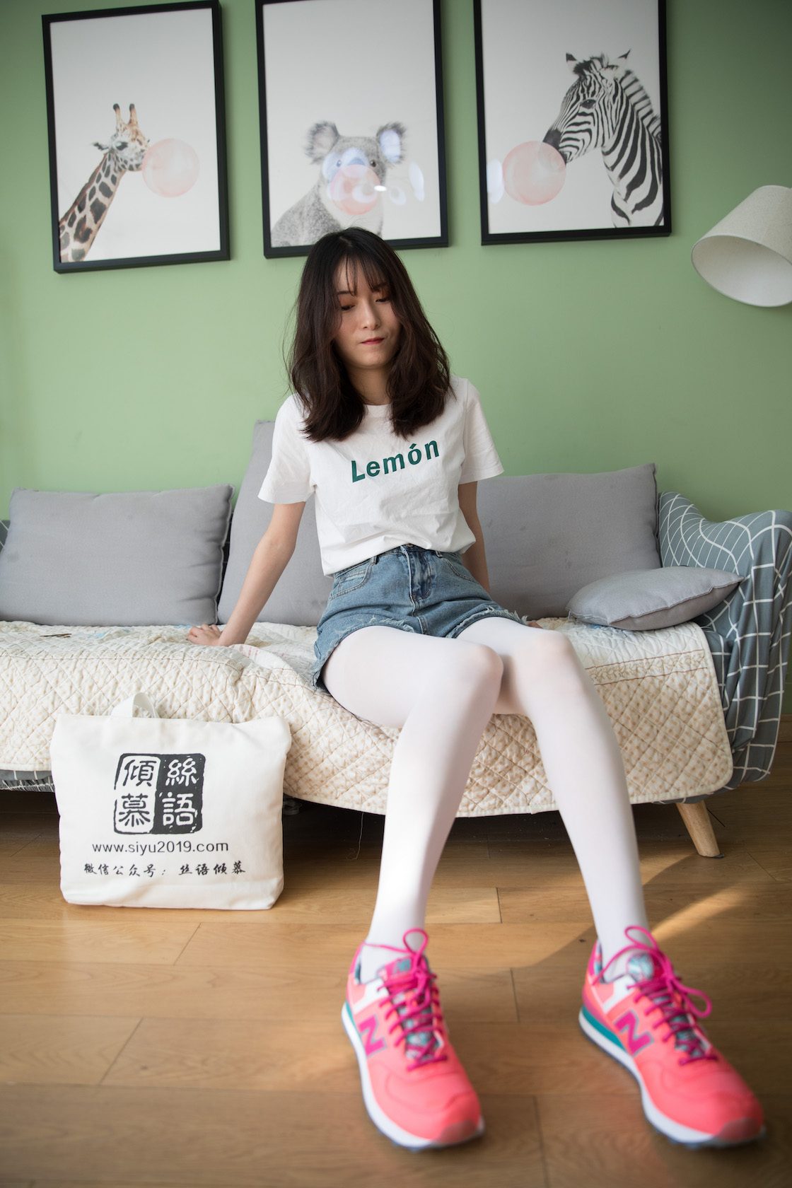 资讯|物恋传媒 &#8211; NO.298期 《猫耳》 NB运动鞋，白丝