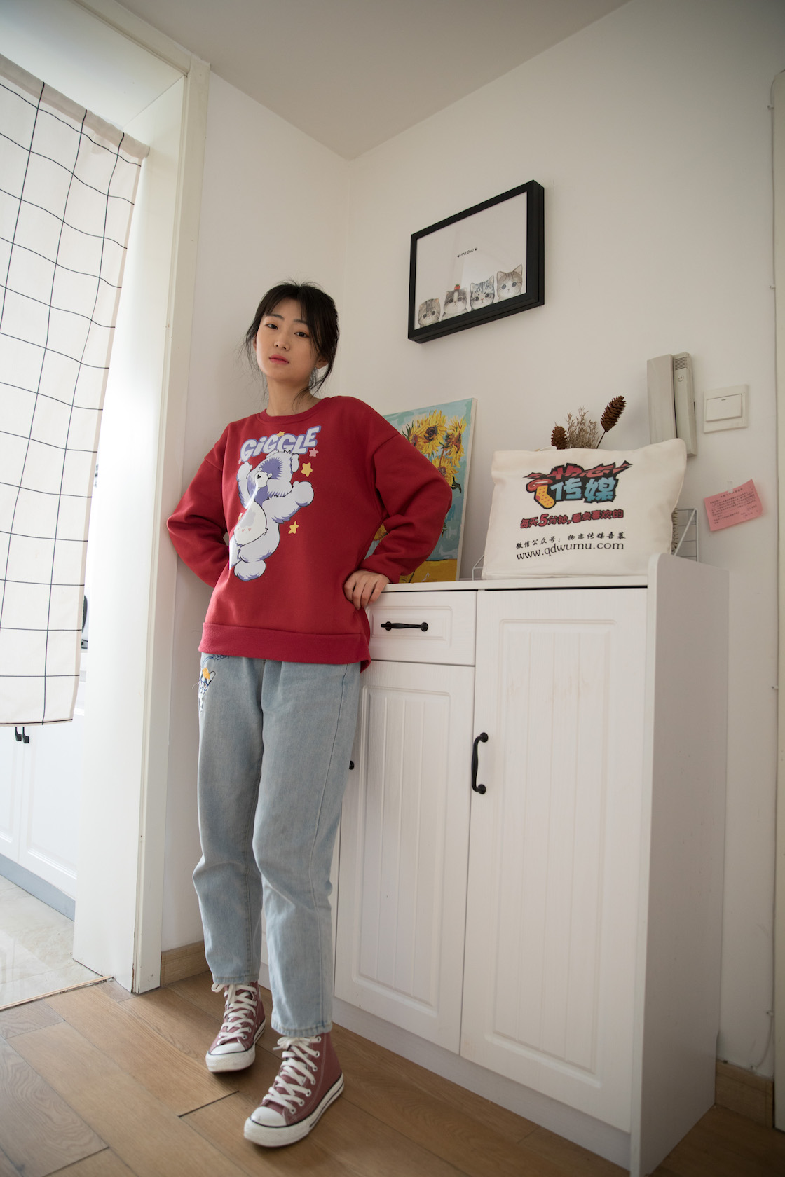 资讯|物恋传媒 &#8211; NO.389期 《小凌》 帆布鞋，棉袜，裸足