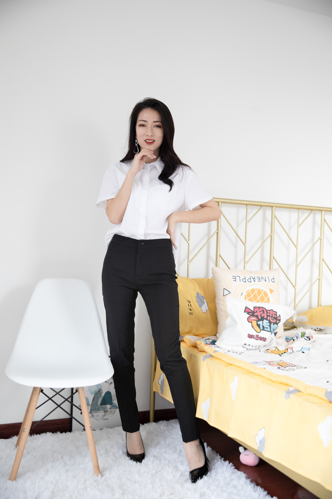 资讯|物恋传媒 &#8211; NO.466期 《小茶》 OL制服，高跟鞋，短肉丝