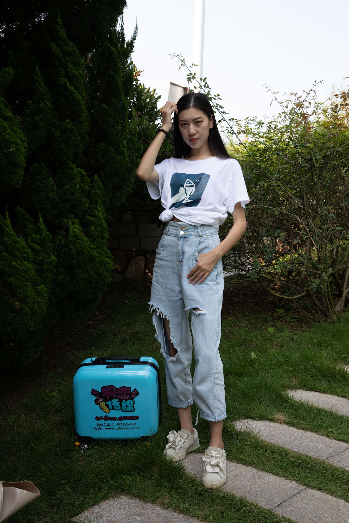 资讯|物恋传媒 &#8211; NO.528期 《苏镶》 帆布鞋，粉棉袜，裸足