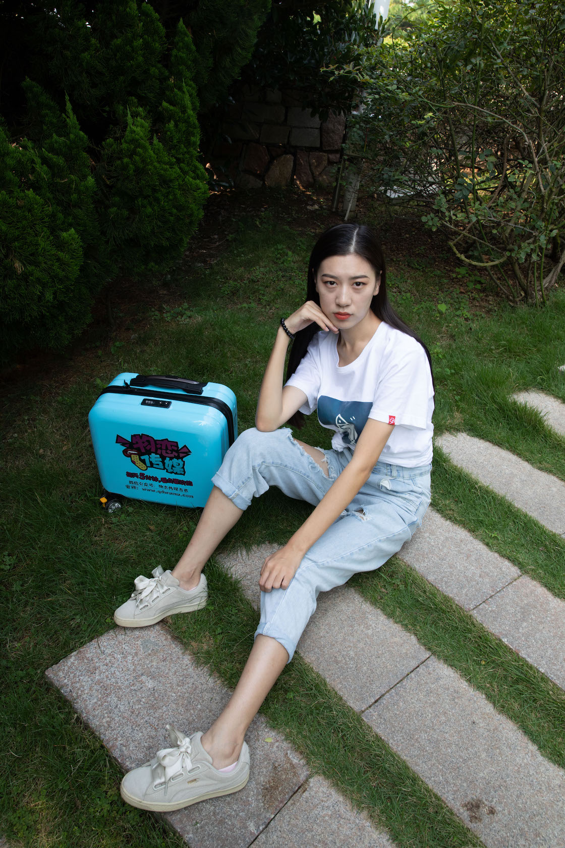 资讯|物恋传媒 &#8211; NO.528期 《苏镶》 帆布鞋，粉棉袜，裸足