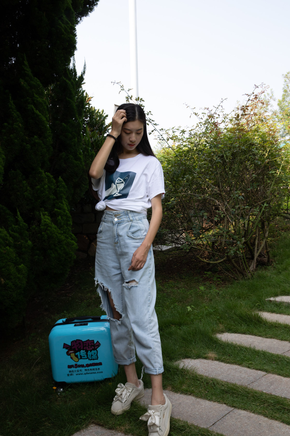 资讯|物恋传媒 &#8211; NO.528期 《苏镶》 帆布鞋，粉棉袜，裸足