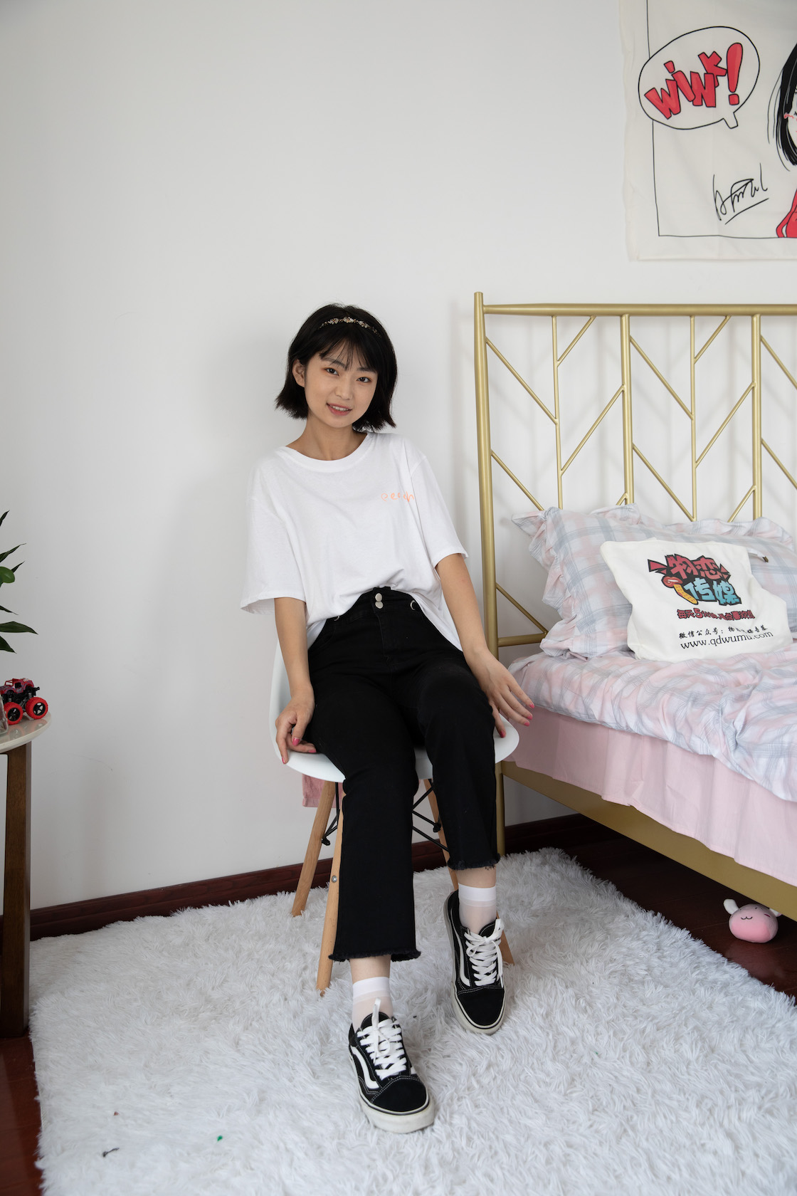 资讯|物恋传媒 &#8211; NO.504期 《小凌》 vans，短白丝，短灰丝，裸足