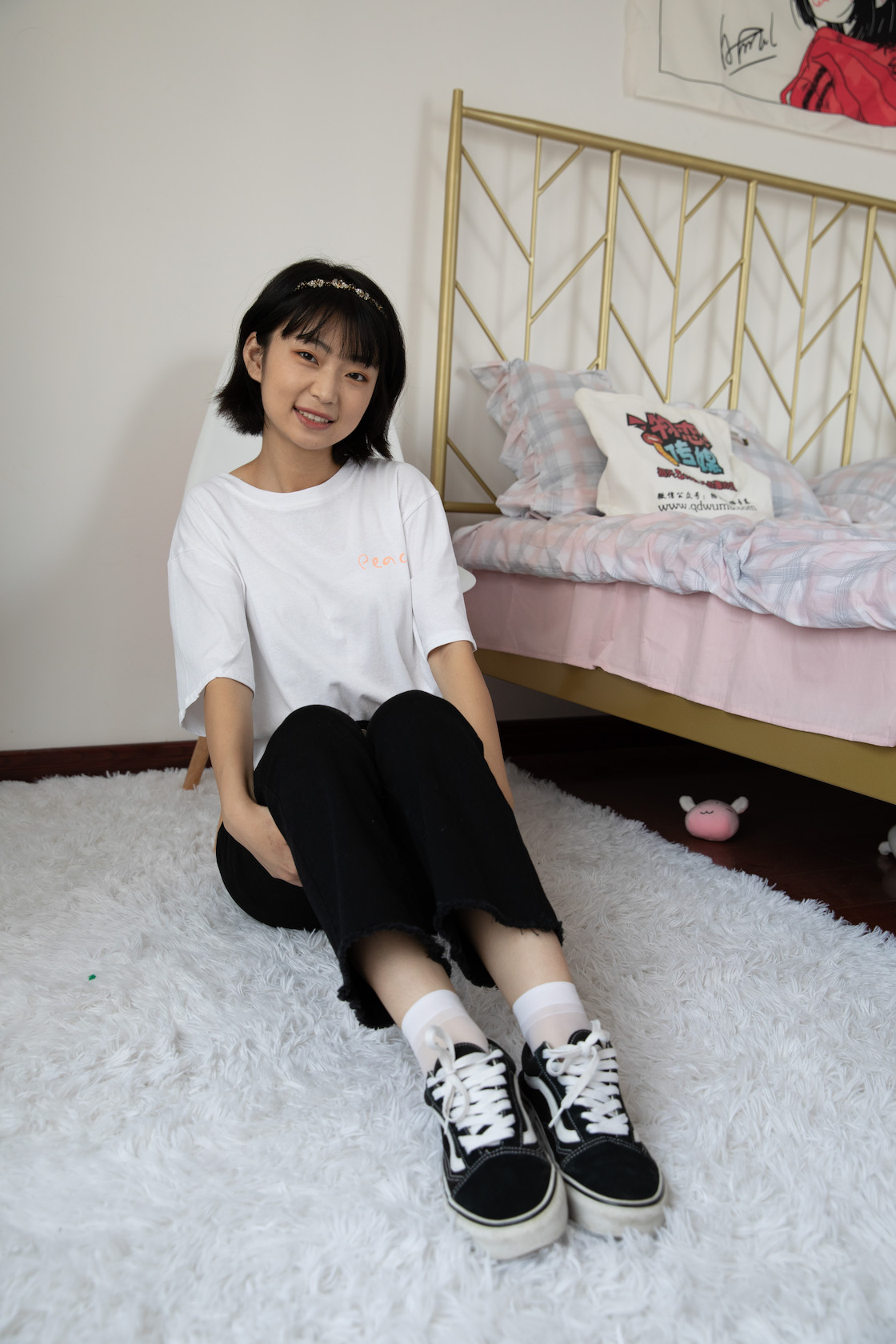 资讯|物恋传媒 &#8211; NO.504期 《小凌》 vans，短白丝，短灰丝，裸足