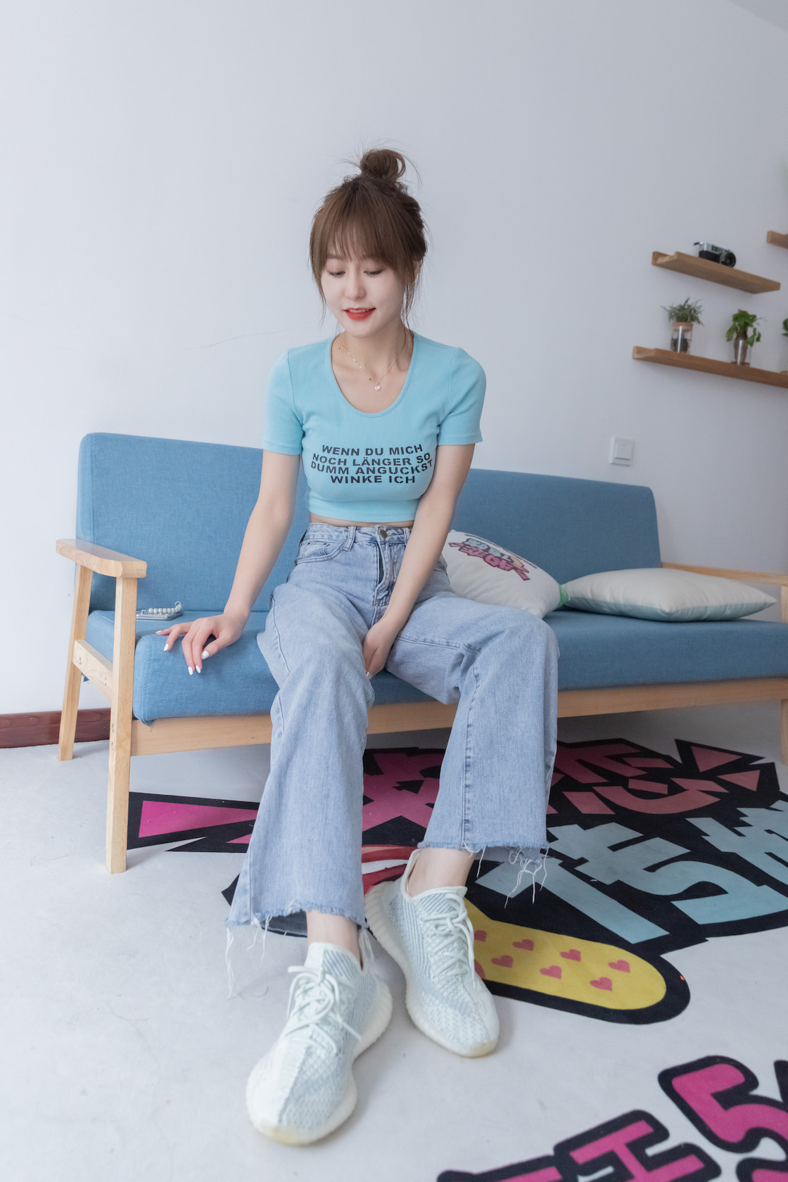 资讯|物恋传媒 &#8211; NO.798期 《困困》 椰子，纯白棉袜，裸足