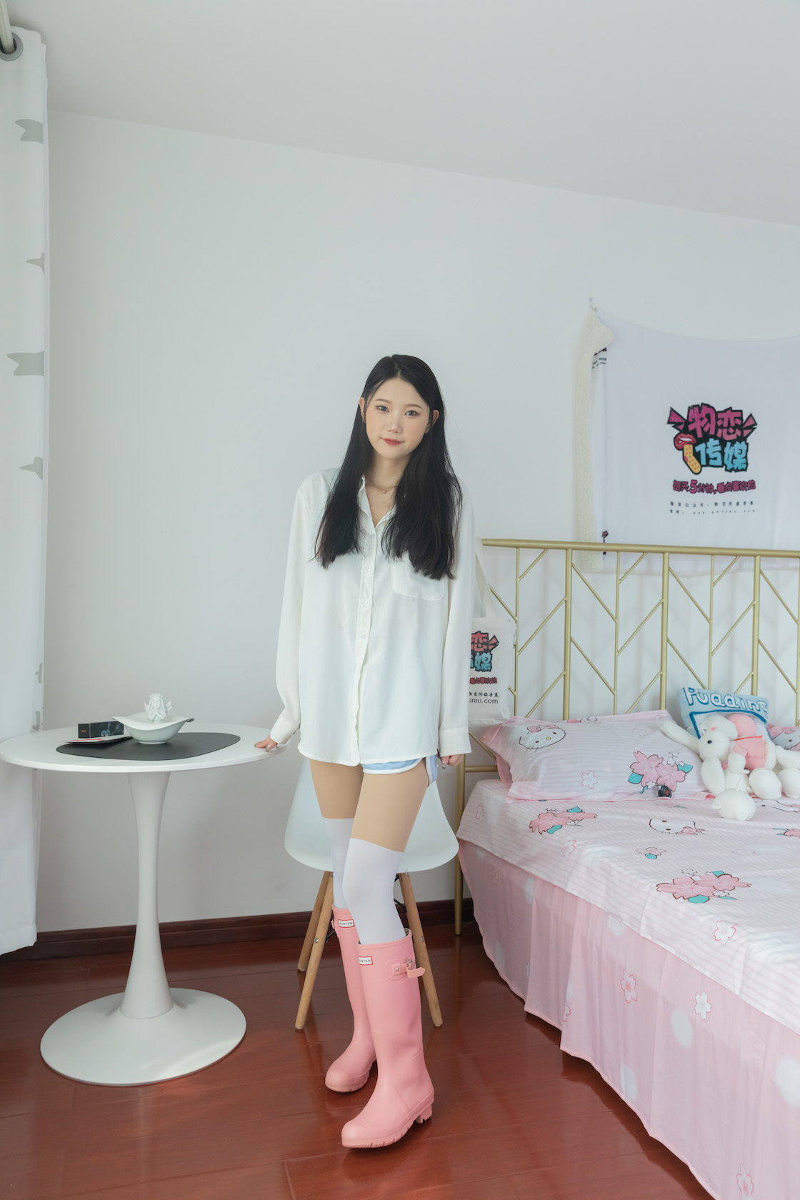 资讯|物恋传媒 &#8211; NO.912期 《小竹》 雨靴，厚白丝