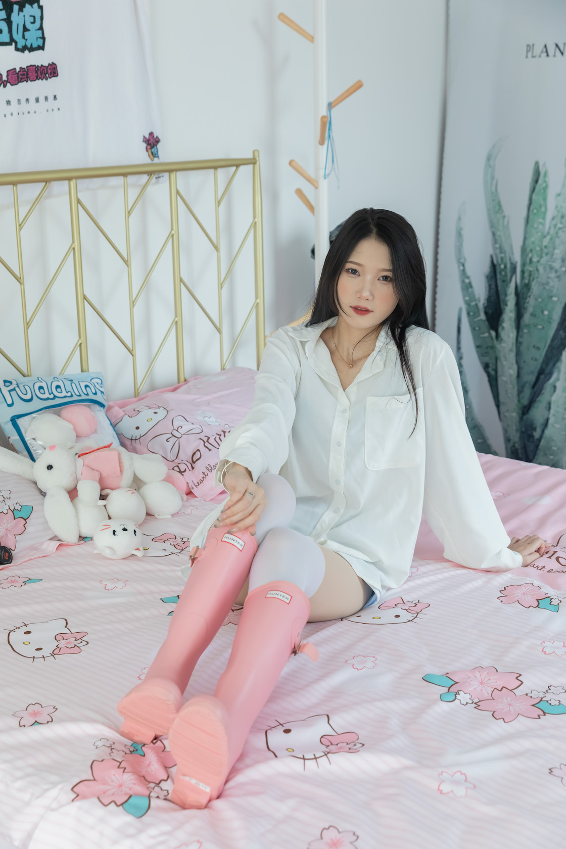 资讯|物恋传媒 &#8211; NO.912期 《小竹》 雨靴，厚白丝