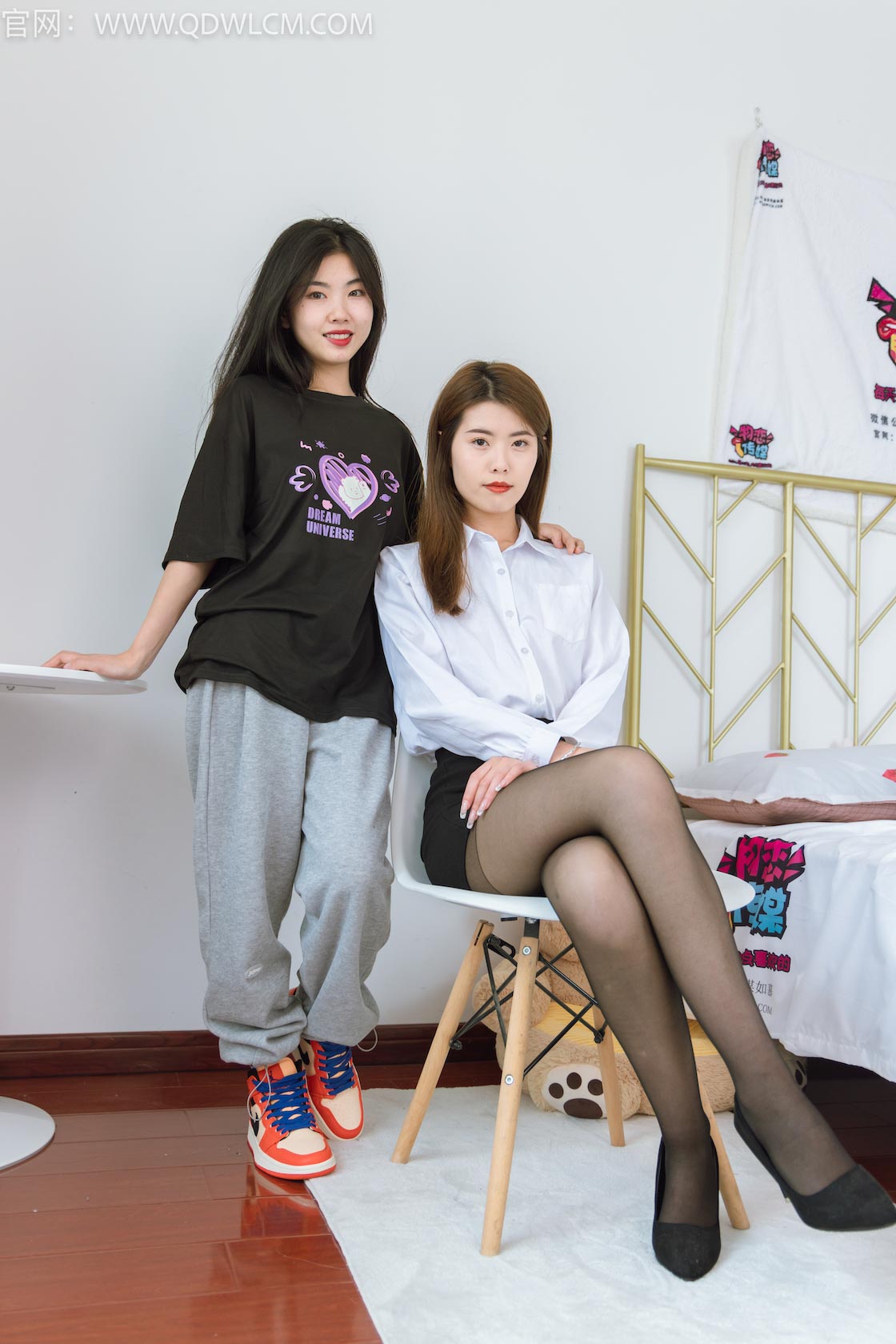 资讯|物恋传媒 &#8211; NO.1210期 《米米&amp;雅雅》 双人，aj白棉袜，高跟鞋黑丝[脚尖加固]，双人扭伤揉脚剧情