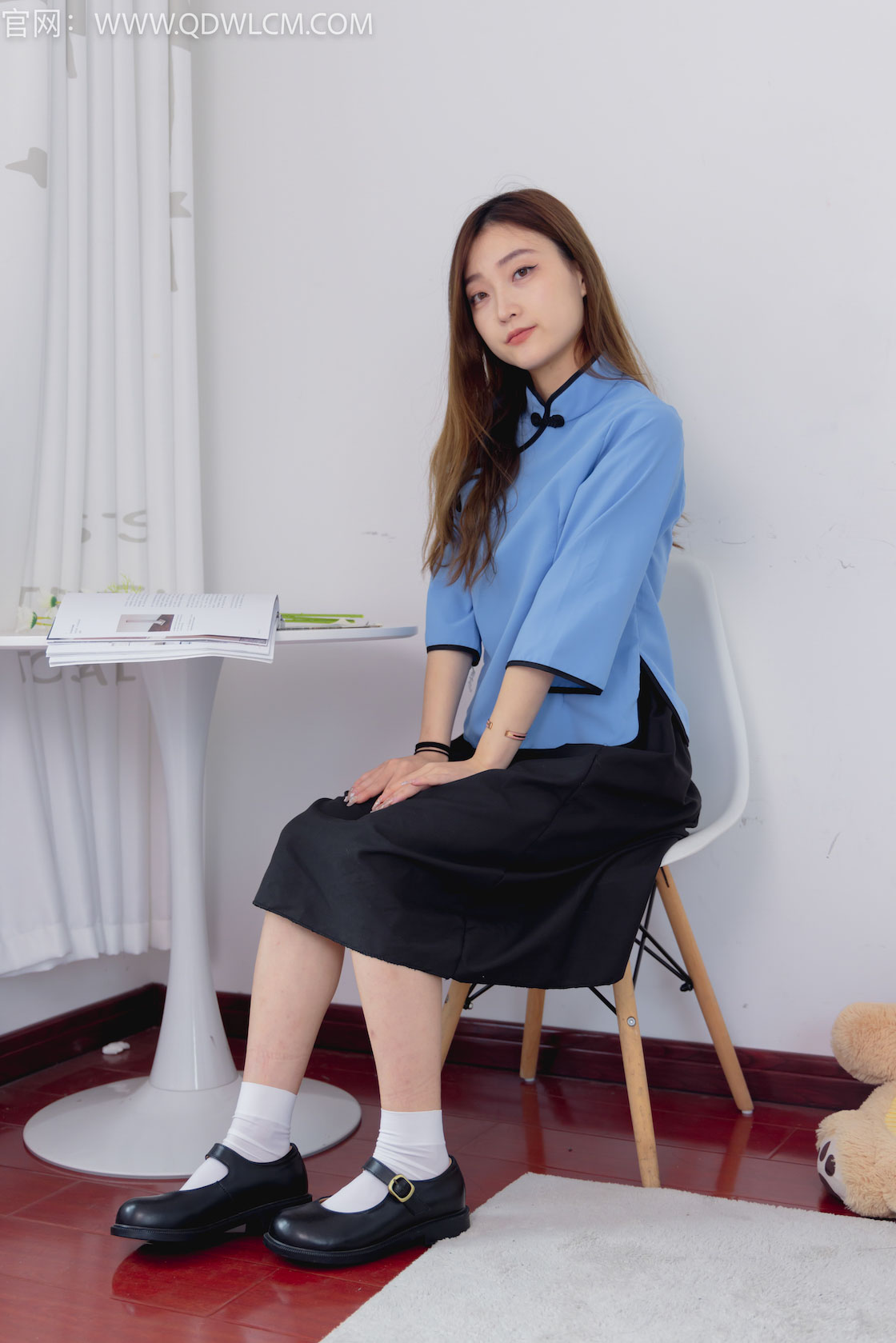 资讯|物恋传媒 &#8211; NO.1386期 《芒芒》 黑皮鞋，布鞋，短白丝[脚尖透明款]，民国风