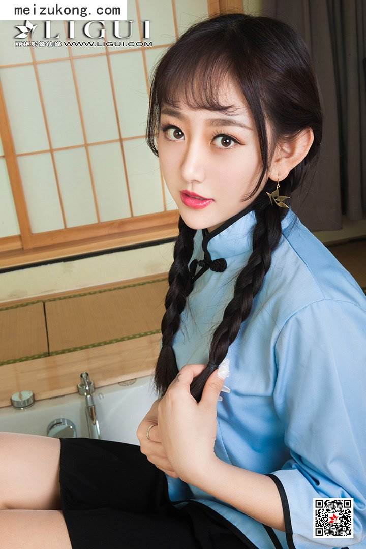 Ligui丽柜 - 2021.08.02 [丝情袜意] 小熊 [82p-100M]