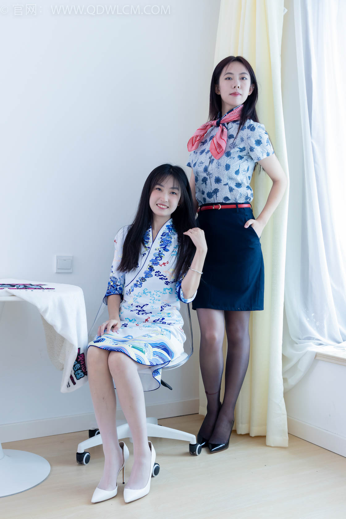 资讯|物恋传媒 &#8211; NO.2098期 《椰子嘉木》 高跟鞋，黑丝，白丝[均为脚尖透明款]，物恋传媒摄影作品