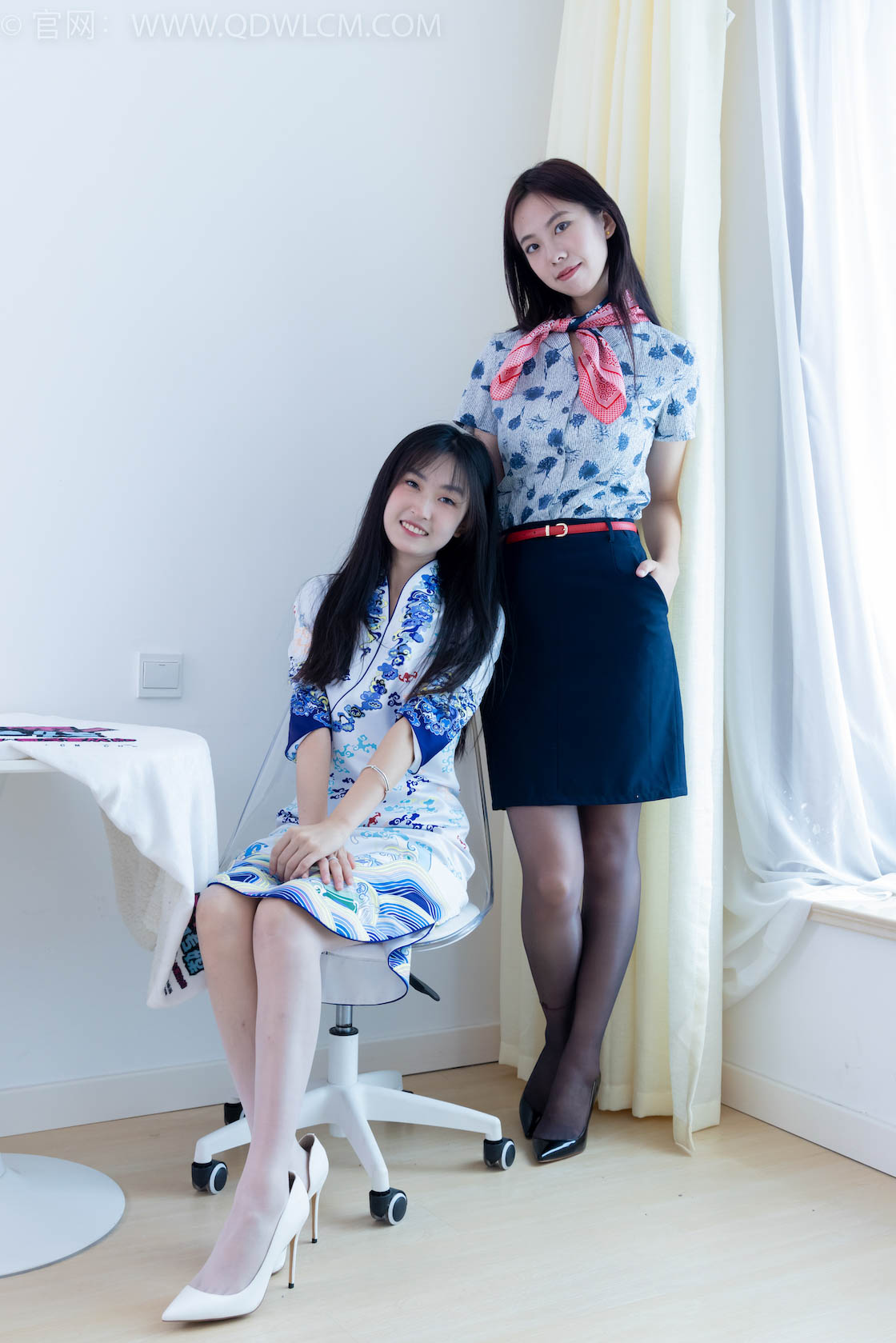 资讯|物恋传媒 &#8211; NO.2098期 《椰子嘉木》 高跟鞋，黑丝，白丝[均为脚尖透明款]，物恋传媒摄影作品