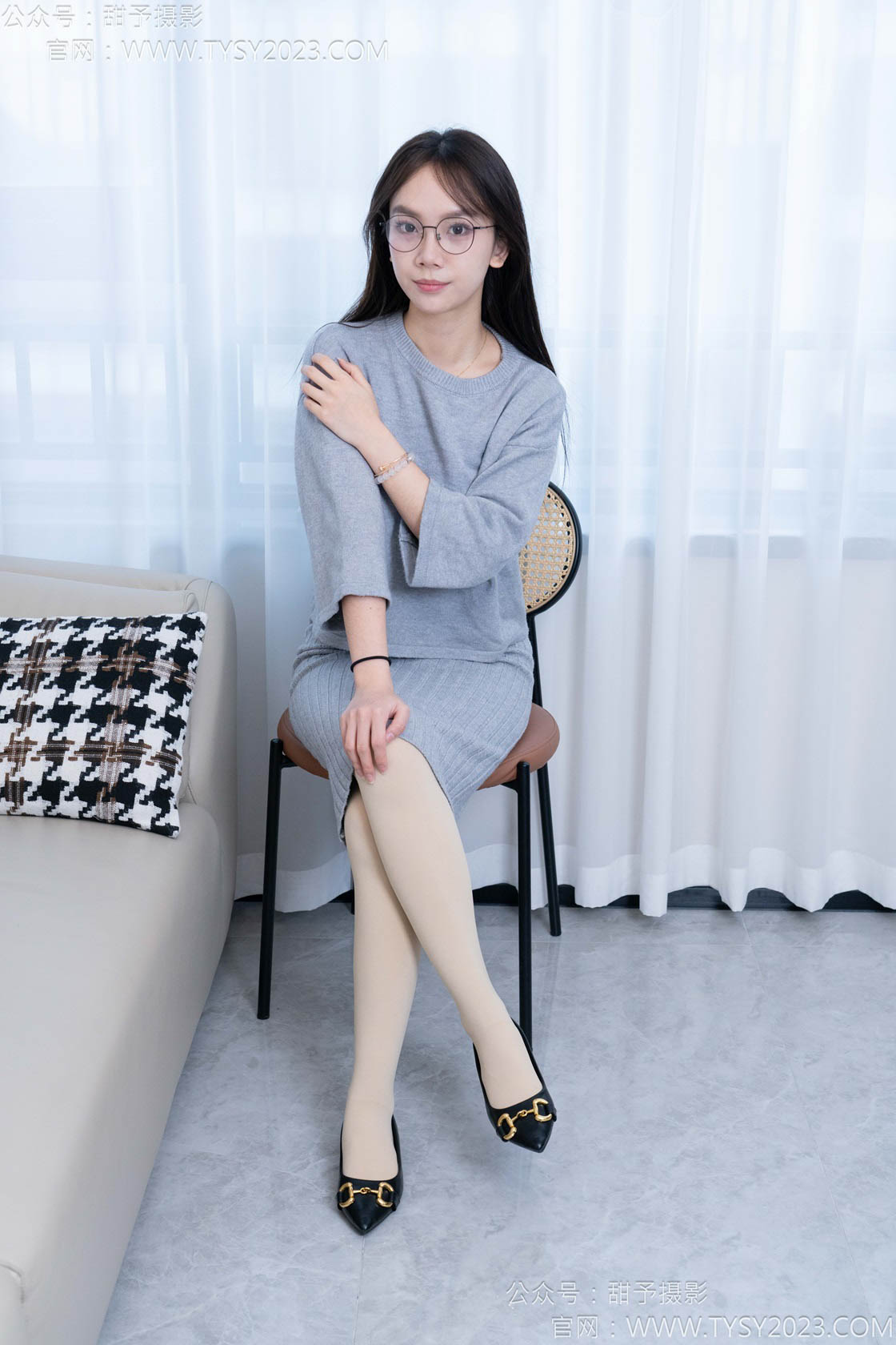 资讯|甜予摄影 &#8211; NO.174期 《贝壳》 平底鞋，厚肉丝[120D]