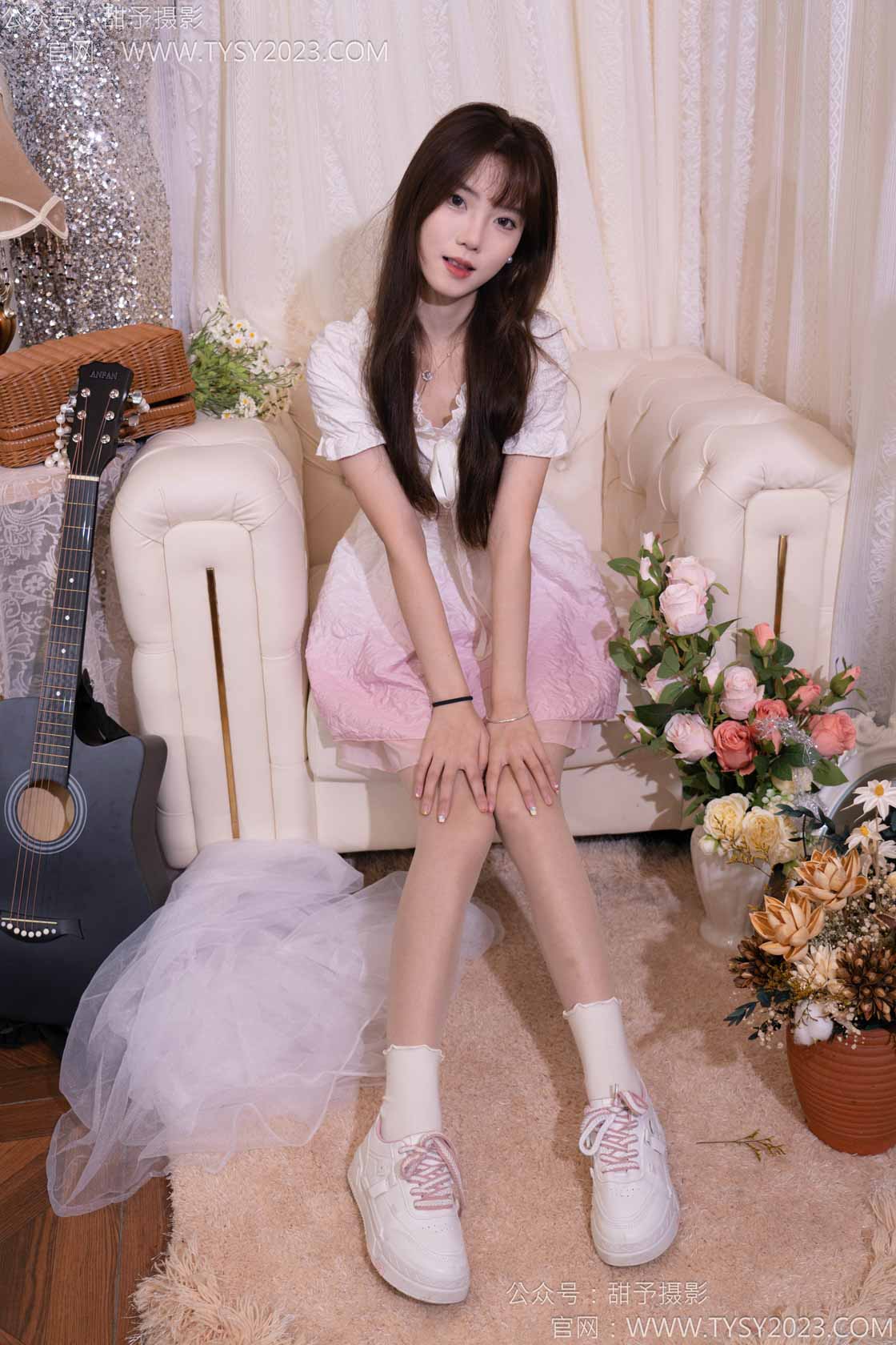 资讯|甜予摄影 &#8211; NO.177期 《璇璇》 板鞋，白棉袜，薄肉丝[脚尖加固]