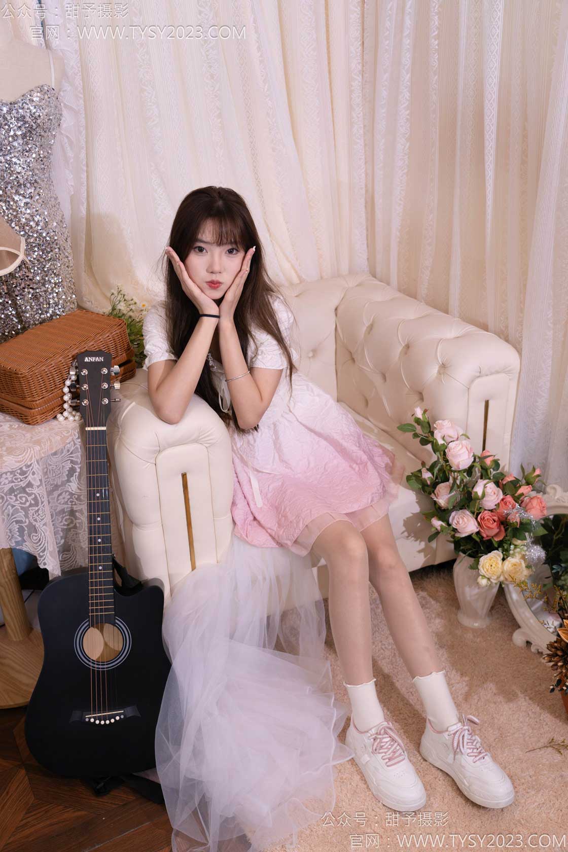 资讯|甜予摄影 &#8211; NO.177期 《璇璇》 板鞋，白棉袜，薄肉丝[脚尖加固]