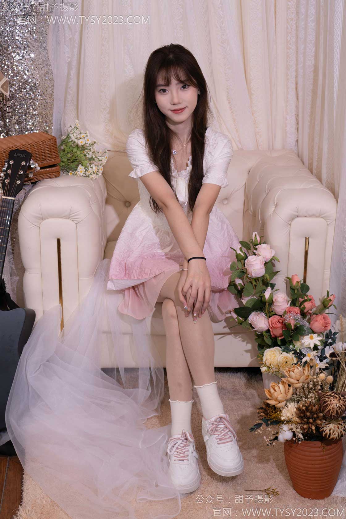 资讯|甜予摄影 &#8211; NO.177期 《璇璇》 板鞋，白棉袜，薄肉丝[脚尖加固]