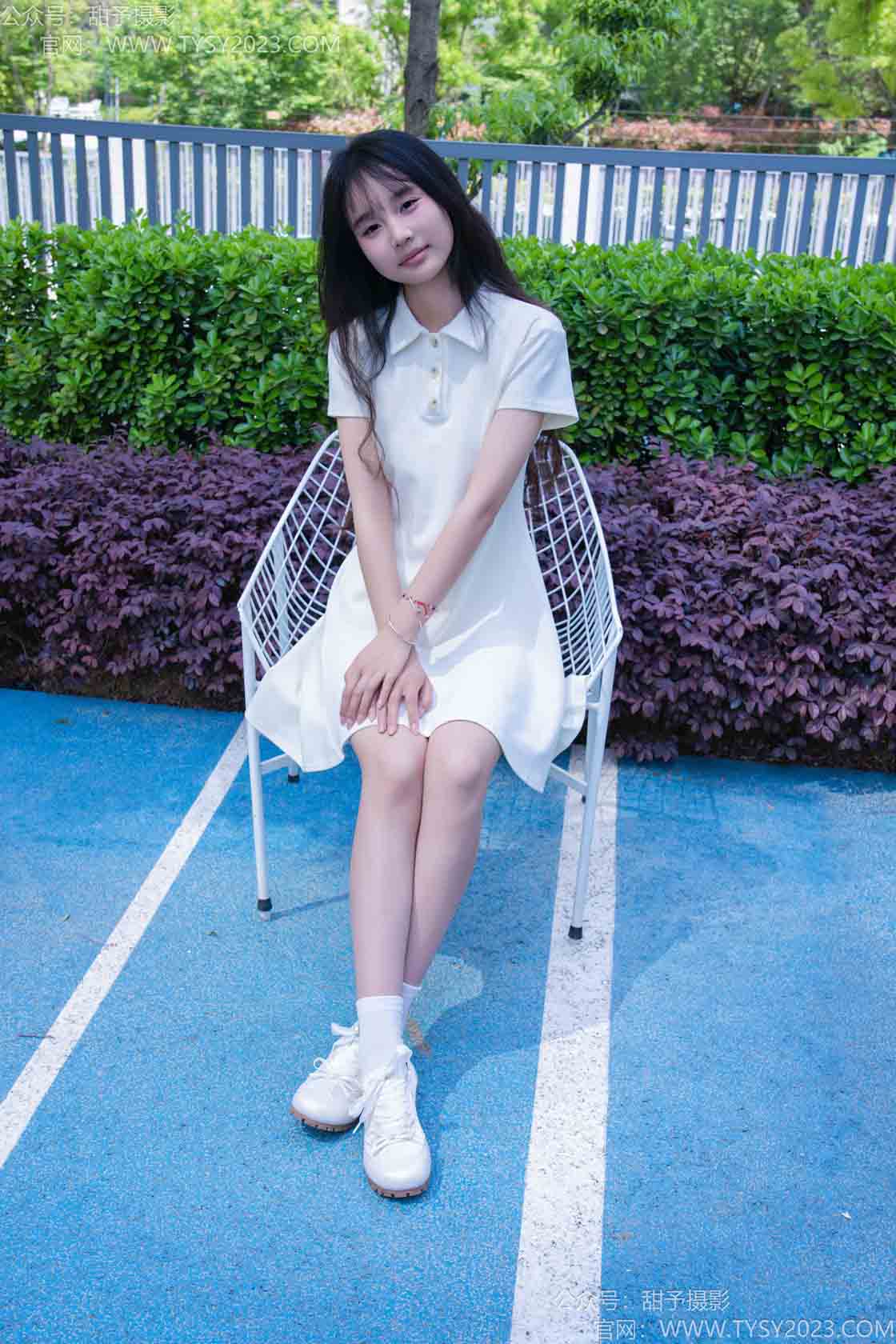 甜予摄影 - NO.199期 《小橙子》 板鞋，白棉袜，裸足