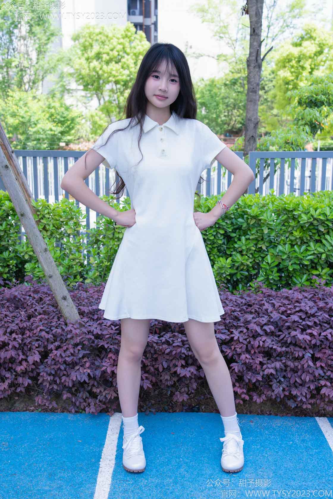 甜予摄影 - NO.199期 《小橙子》 板鞋，白棉袜，裸足