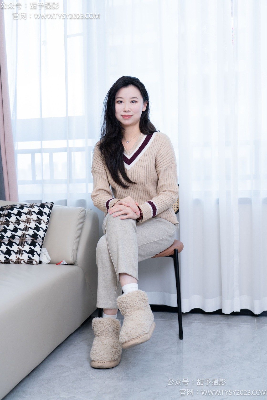 资讯|甜予摄影 &#8211; NO.256期 《梦梦》 短靴，白棉袜，裸足