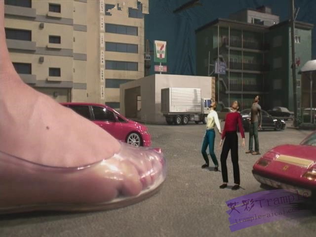 crush 美女巨人美脚踩杀，把人放鞋子里踩死 [21分24秒]