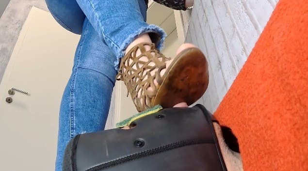 欧美调教 自购首发-擦鞋布的天花板系列（关于我的舌头被老板娘的高跟鞋底们征用的那档子事） [48分56秒]