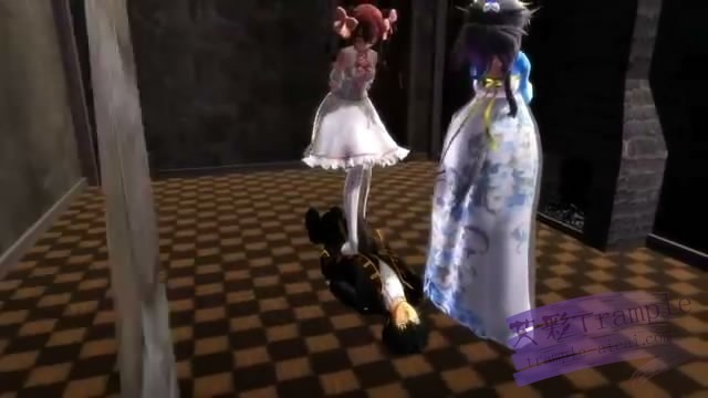 动漫 动漫两女践踏踩裆部头部 [48分56秒]
