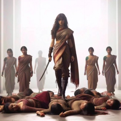 资讯|漫画 AI女女踩踏 印度美女统治-政变 C018 [30分19秒]