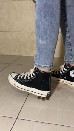 资讯|crush 萌棠工作室 叙叙小姐姐牛仔裤1970S黑匡威 爆踩龟 [10分31秒]