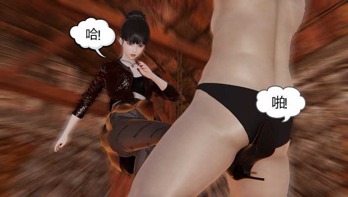 漫画 女女虐杀-猎天使魔女第六集完结篇（安拉女神惨败 头被魔女用脚踩烂残忍处刑） [12分18秒]