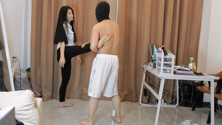 鱼爹归宿 （动作片）中山职院学生S，OL制服库里丝+性感红甲踢打奴隶 [46分25秒]