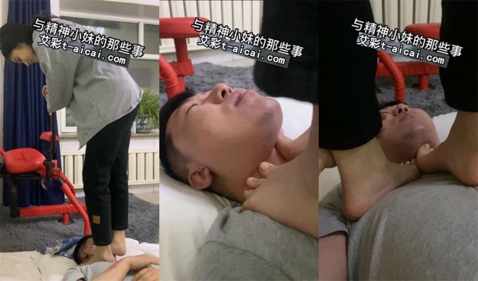 女王女主 《与精神小妹的那些事》暴力小颖重度踩脖子 踩头 [48分56秒]