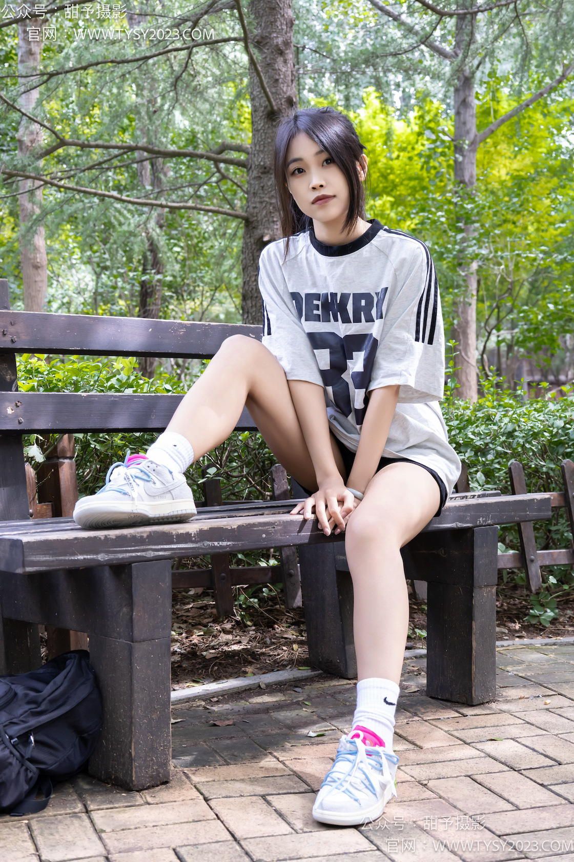 甜予摄影 - NO.261期 《茉莉》 板鞋，白棉袜，裸足