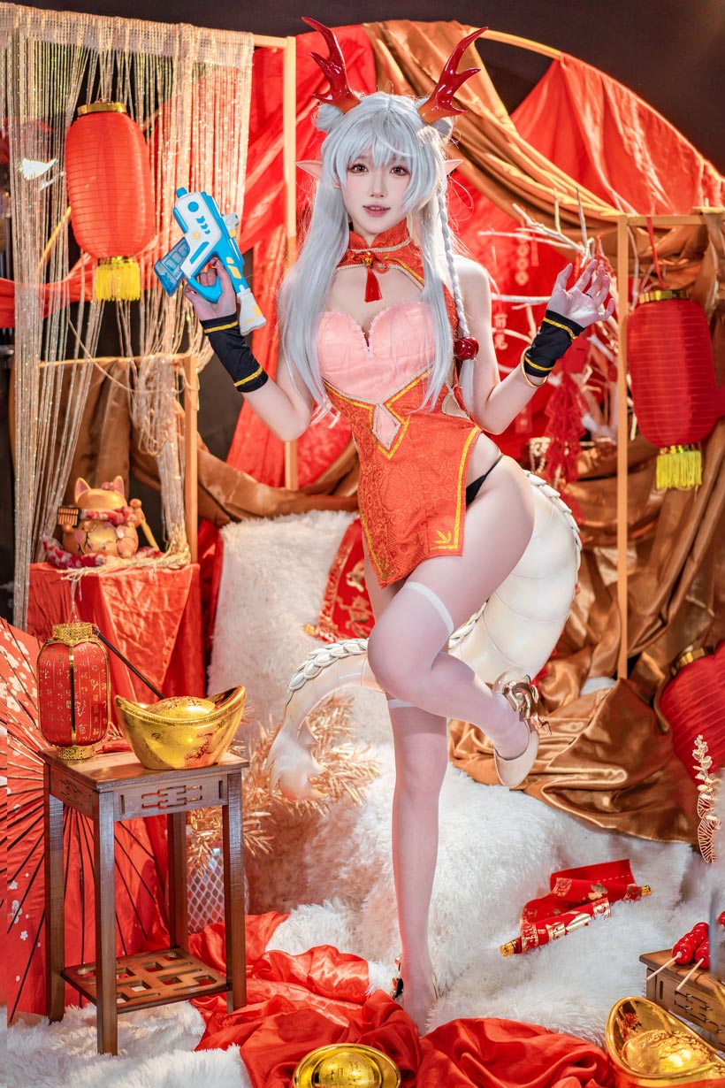 阿包也是兔娘-新春贺图 龙妹