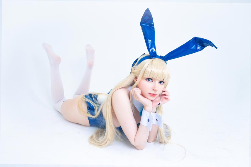 【网盘】爱尔兰COSER Peach milky -Asuma Toki Bunny Suit